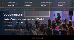 Desktop Screenshot of codemotion.com